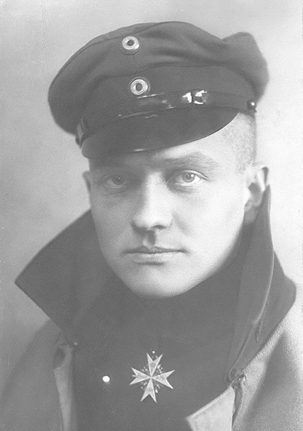 Manfred Freiherr von Richthofen là phi công huyền thoại của Đức trong Chiến tranh thế giới 1.