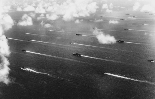 Trận chiến vịnh Leyte là trận hải chiến lớn nhất trong Thế chiến 2. Diễn ra từ tháng 8/1942 đến đầu năm 1944, hải quân Mỹ đã thực hiện các chiến dịch nhằm đánh bật lực lượng Nhật Bản ra khỏi các hòn đảo ở phía Nam và trung tâm Thái Bình Dương.