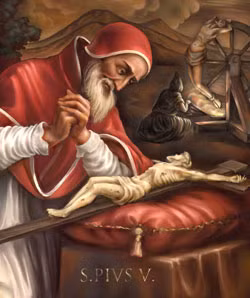 Trong thời gian tại nhiệm, Giáo hoàng Pius V được biết đến là người khiêm tốn và có lòng nhân đức.