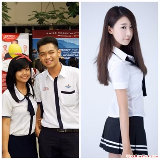 Ở TP HCM, trường THPT Võ Thị Sáu là một trong những trường được đánh giá là có bộ đồng phục học sinh đẹp, phong cách nhất. Điểm nổi bật trên đồng phục này là chiếc cà vạt trên áo các bạn nữ. Ngoài ra, cổ áo dáng bầu cũng giúp các nữ sinh tôn được vóc dáng của mình.