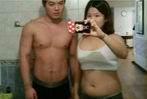 Cap doi mum mim lot xac voi co bap hoan hao