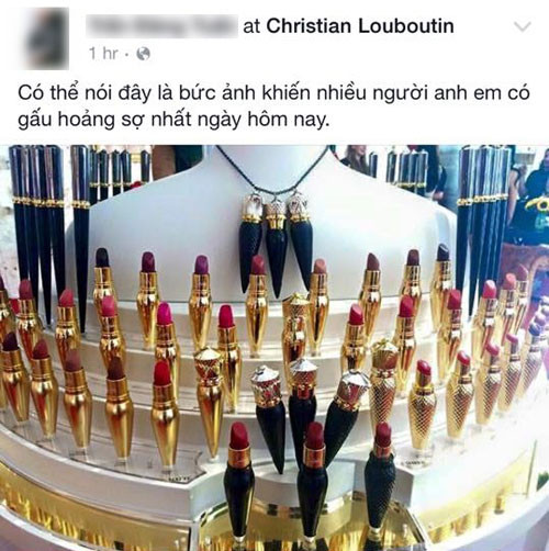 Chưa biết chất lượng của thỏi son ra sao nhưng với tên một nhãn hiệu quá “khủng” và vẻ ngoài hấp dẫn, son Christian Louboutin vẫn làm bao cô gái điên đảo, thậm chí chấp nhận đánh đổi nhiều thứ của bản thân nếu như có ai đó tình nguyện mua tặng mình.