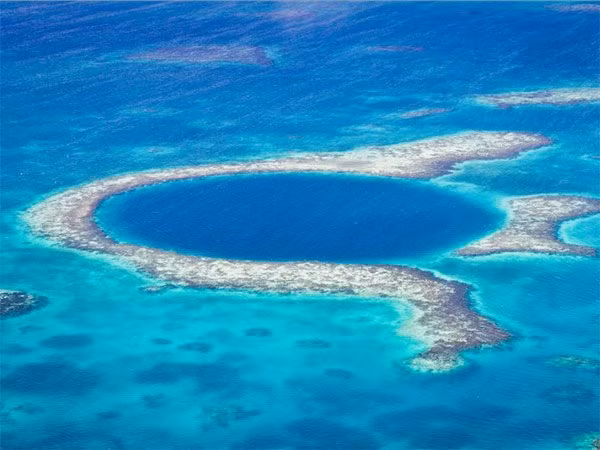  4. Great Blue Hole (Belize): Nơi đây được biết đến là một trong những địa điểm lặn hoàn hảo trên thế giới. Great Blue Hole có nước biển trong suốt, các rặng san hô tuyệt đẹp và những nham thạch khổng lồ. Để đến được nơi này bạn cần có thuyền đi về trong ngày. Tốt nhất bạn nên trở lại bờ biển, nghỉ đêm ở khu Fort George của thành phố Belize gần đó, nơi khách sạn có mức giá trung bình 183 USD/đêm.