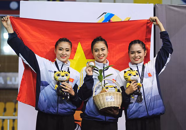 Tại SEA Games 29, Nguyễn Thị Thúy tham dự các nội dung quyền biểu diễn. Tuy nhiên Thúy chỉ đoạt được tấm HCB. Trong biểu chiều mà đội tuyển pencak silat Việt Nam thất bại ở 6/9 trận chung kết đối kháng, mọi người đều hi vọng Thúy cùng đồng đội làm nên chuyện nhưng với sự nỗ lực của tất cả đều không thể mang về tấm HCV cao quý. Ở nội dung biểu diễn đồng đội, Thúy cùng với Nguyễn Thị Thu Hà và Nguyễn Thị Huyền chỉ mang về tấm HCB. Thậm chí ở nội dung biểu diễn đơn nữ, Thúy còn không thể có được tấm huy chương.