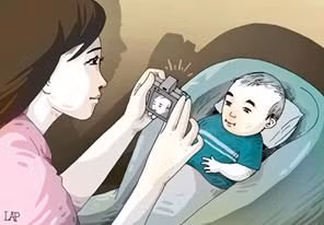 Bác sĩ VN khẳng định đèn flash máy ảnh không thể gây mù Bác sĩ VN khảng dịnh dèn flash máy ảnh khong thẻ gay mù