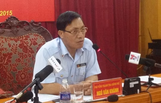 Bat can bo Thanh tra Chính phủ nghi nhan hoi lo 100 trieu dong