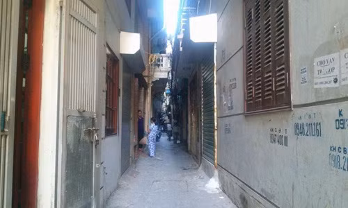 Khu vực hiện trường nơi xảy ra vụ việc.