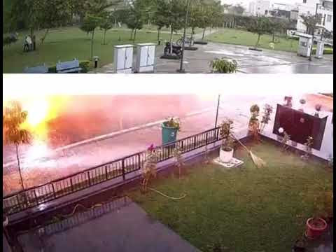 Toàn bộ sự việc đã được camera giám sát ghi lại. Ảnh: Youtube.