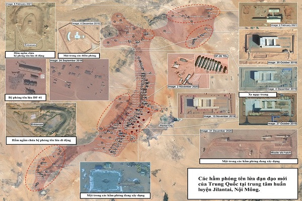 Anh ve tinh he lo ham phong ten lua dan dao moi cua TQ