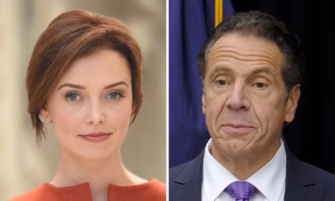 Cáo buộc quấy rối tình dục của Charlotte Bennett được đưa ra sau khi một cựu trợ lý khác của ông Cuomo, cô Lindsey Boylan, viết trên Medium rằng Thống đốc Cuomo đã ép cô hôn cũng như đưa ra những nhận xét “khiếm nhã” trong thời gian cô làm việc tại văn phòng của vị Thống đốc. Ảnh: NYDN.