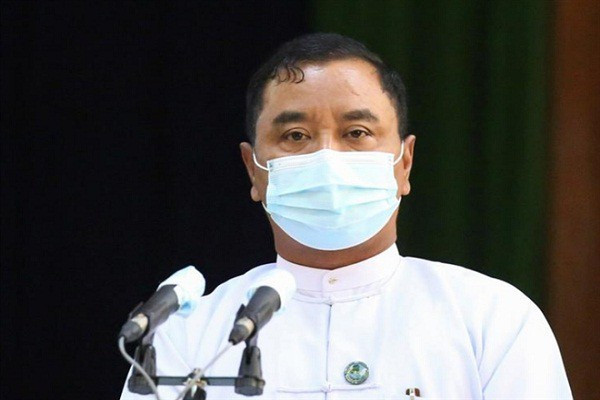 Trong khi đó, Quân đội Myanmar hôm 23/3 đổ lỗi cho người biểu tình. Người phát ngôn chính quyền quân sự Myanmar Zaw Min Tun (ảnh) cho rằng tình hình căng thẳng do người biểu tình kích động bạo lực và đốt phá. Ảnh: Reuters. 