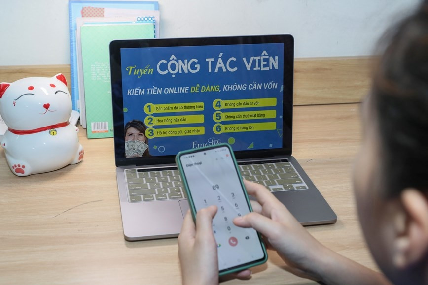 Người phụ nữ mất gần 2 tỷ vì làm “cộng tác viên online“ Nguoi phu nu mat gan 2 ty vi lam “cong tac vien online“