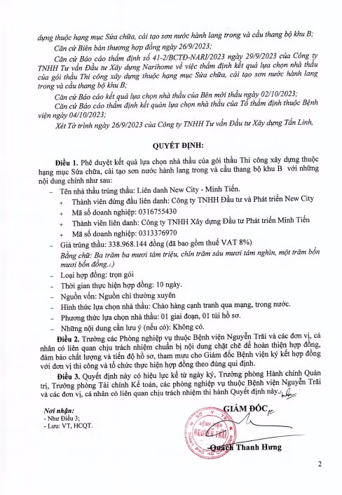 TP HCM: Cty Minh Tien 1 ngay trung 3 goi thau tai BV Hung Vuong-Hinh-8