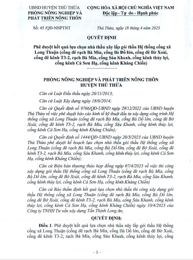 Long An: HTX Doan Ket co trung goi thau tai xa Long Thanh?-Hinh-3