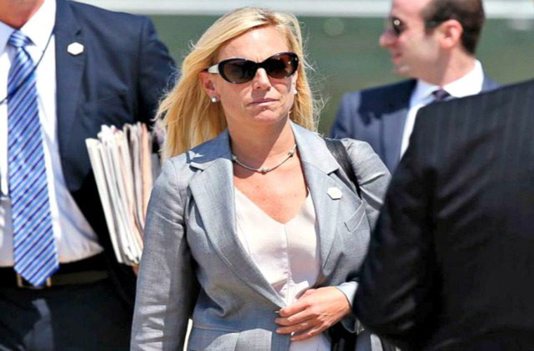 Bà Nielsen làm việc cho Bộ trưởng An ninh Nội địa John F.Kelly sau khi ông được bổ nhiệm vào vị trí này tháng 1/2017. Ảnh: Breitbart.