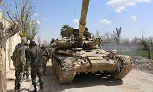 “Nếu Quân đội Syria tái chiếm khu vực này từ tay IS thì coi như toàn bộ vùng al-Safa nằm dưới sự kiểm soát của lực lượng chính phủ Damascus”, nguồn tin cho hay. Ảnh: Al Manar.