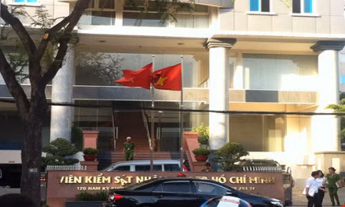 VKSND TP.HCM nơi diễn ra cuộc họp liên ngành chiều 22/4.