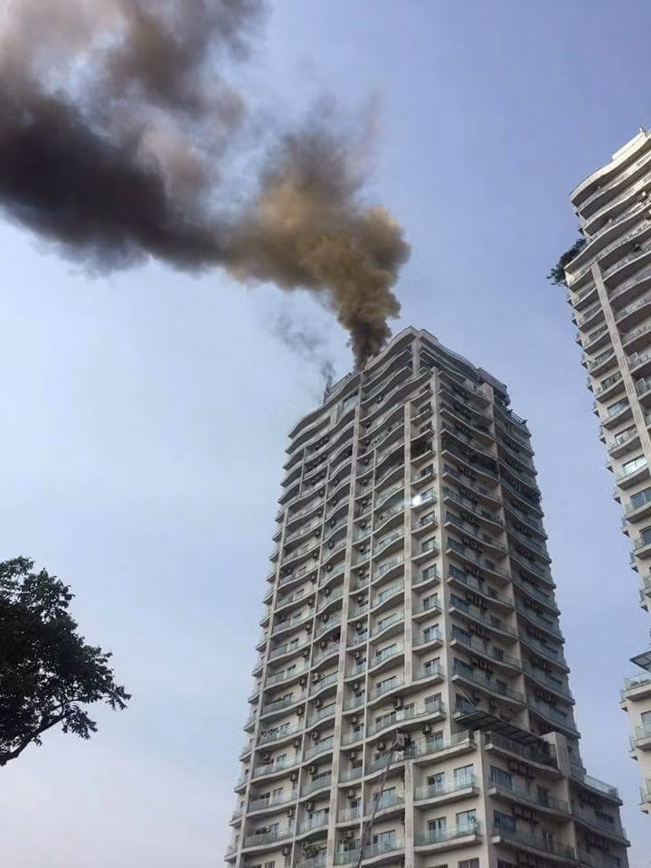 Theo một số nhân chứng, thởi điểm xảy ra hỏa hoạn, khu vực này đang được sửa chữa.