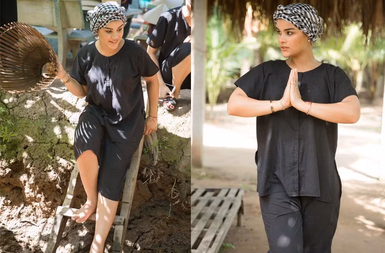 Dù bất đồng về mặt ngôn ngữ, nhưng Clarissa Molina khiến mọi người bất ngờ khi “trổ tài” hát bài "một con vịt xòe 2 cái cánh..." bằng tiếng Việt rất thú vị. Tuy không chuẩn về mặt phát âm, nhưng sự nhiệt tình, hồ hởi của cô nhận được sự yêu mến của các em nhỏ. Clarissa cũng vô cùng ngưỡng mộ khi chứng kiến cảnh Phạm Hương bế và cho em bé ăn một cách rất thuần thục. 