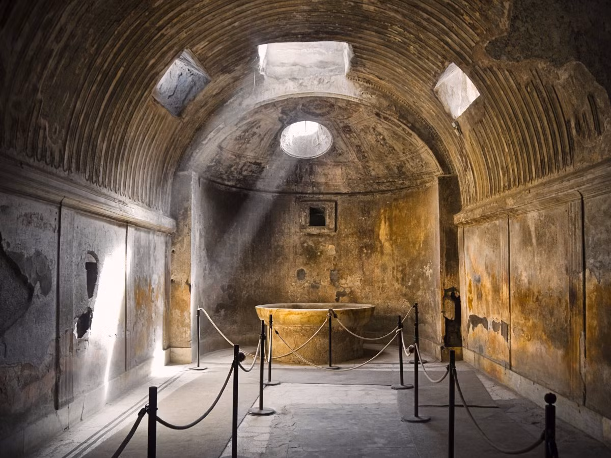 Thành phố cổ Pompeii có hệ thống nước phức hợp và hải cảng.