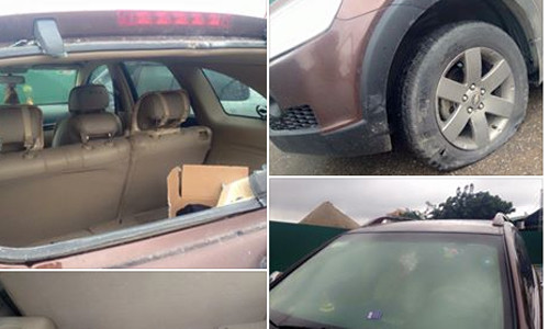 Dan mang xon xao clip 6 thanh nien hanh hung tai xe