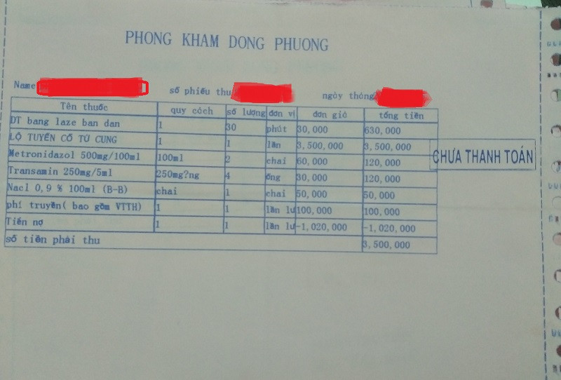 Ha Noi: Phong kham da khoa Dong Phuong lai tiep tuc bi to cao “chat chem”-Hinh-4