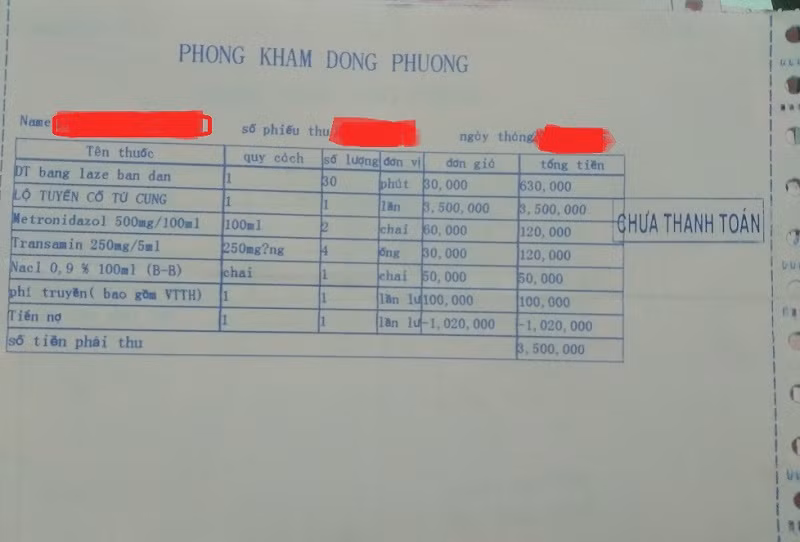 Ha Noi: Phong kham da khoa Dong Phuong lai tiep tuc bi to cao “chat chem”-Hinh-4