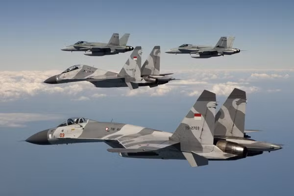 Máy bay chiến đấu Su-27 đã được Nga xuất khẩu rộng rãi trong những năm 1990 và ở Đông Nam Á hiện đang được vận hành bởi Không quân Việt Nam và Indonesia.