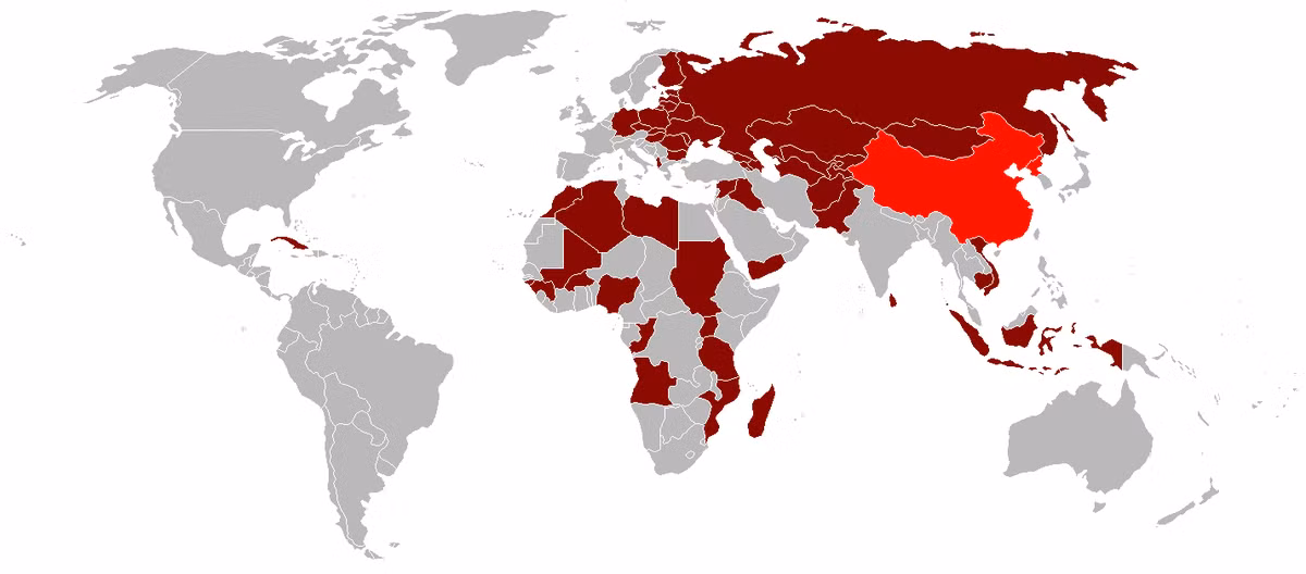 MiG-15 là một trong những loại máy bay từng được sản xuất với số lượng nhiều nhất, với khoảng 13.130 chiếc đã được sản xuất và với việc cung cấp giấy phép cho các nước khác sản xuất thì con số MiG-15 lên tới khoảng 17.300 chiếc.