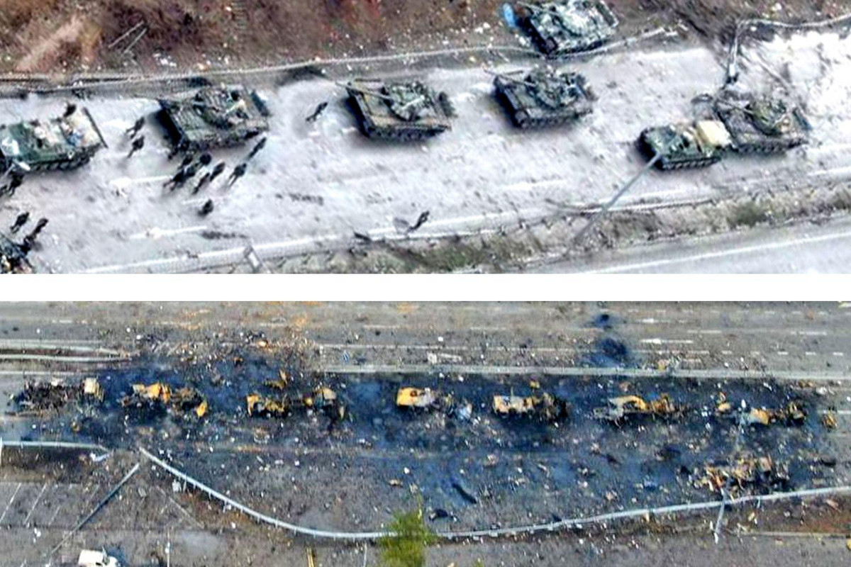 Là một khu vực chiến sự quan trọng, quân đội Nga đã bao vây chặt chẽ Mariupol và các máy bay không người lái đang theo dõi nó 24/24 giờ. Do đó, ngay khi đoàn xe ngụy trang của Ukraine xuất kích, máy bay không người lái của Nga đã khóa chặt đoàn xe bất thường này để theo dõi và giám sát liên tục.