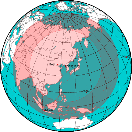 Các ước tính ban đầu cho thấy Hwasong-12 có tầm bay tối đa trong khoảng 3.700 km với trọng tải 650 kg, 4.500 km với trọng tải 500 kg và có thể lên đến 6.000 km với trọng tải tối ưu.