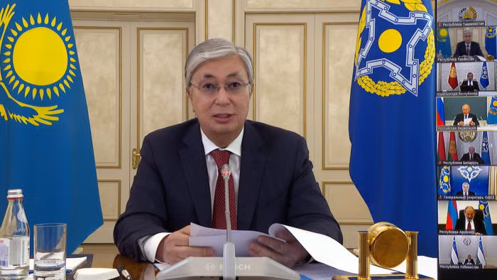 Tổng thống Kassym-Jomart Tokayev của Kazakhstan đã kêu gọi Tổ chức Hiệp ước An ninh Tập thể (CSTO) cử lực lượng gìn giữ hòa bình đến Kazakhstan để giúp kiềm chế tình hình bạo lực đang leo thang từ các cuộc biểu tình.
