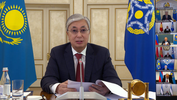 Tổng thống Kassym-Jomart Tokayev của Kazakhstan đã kêu gọi Tổ chức Hiệp ước An ninh Tập thể (CSTO) cử lực lượng gìn giữ hòa bình đến Kazakhstan để giúp kiềm chế tình hình bạo lực đang leo thang từ các cuộc biểu tình.