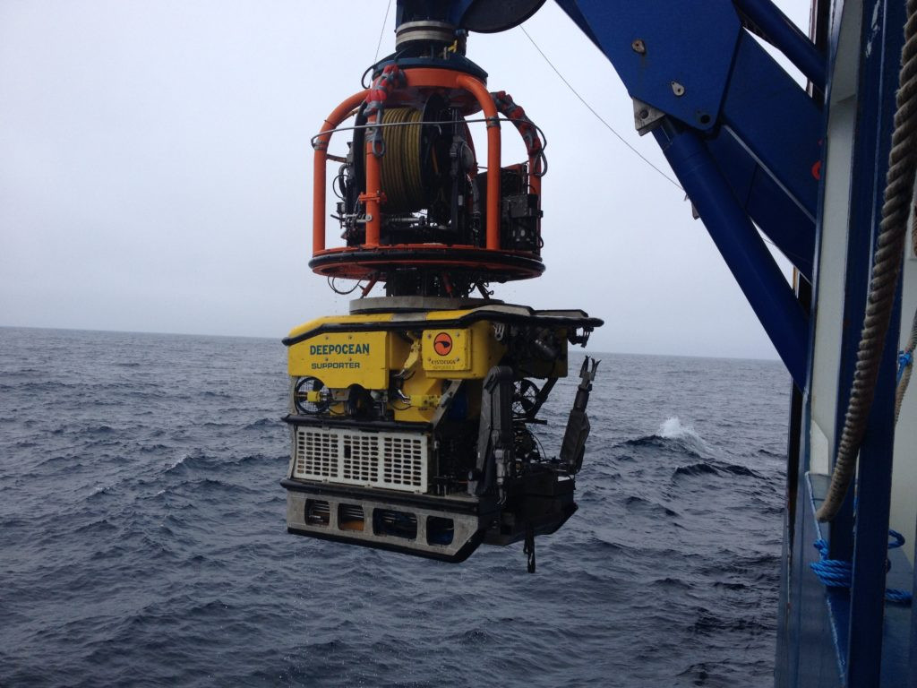 Sau khi gắn các giàn và dây nâng, cần trục trên tàu hỗ trợ dùng để trục vớt máy bay hạ xuống đáy biển và kết nối với giàn. Sau khi được gắn vào, nhóm nghiên cứu đã nâng máy bay lên bề mặt đại dương và đưa nó lên tàu để vận chuyển.