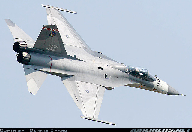 Chiếc Tiêm kích F-CK-1 ra đời, được đặt theo tên của cố lãnh đạo Đài Loan Chiang Ching-Kuo (Tưởng Kinh Quốc), dưới sự thiết kế của tập đoàn AIDC Đài Loan và sự giúp đỡ của các công ty Mỹ. Trong đó bao gồm các thành phần quan trọng của máy bay chiến đấu như khung máy bay của General Dynamics, động cơ Garrett, radar và hệ thống điện tử hàng không.