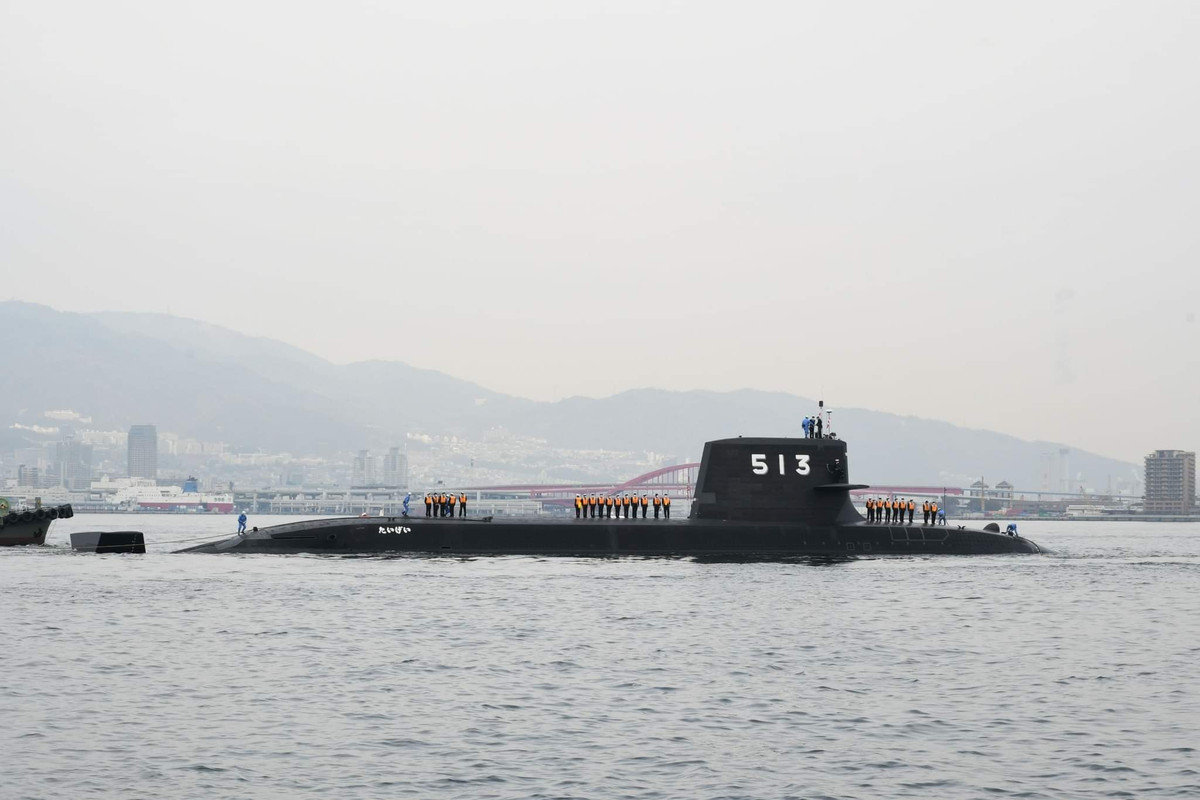 Nhật Bản âm thầm đưa siêu tàu ngầm hiện đại vào biên chế Nhat Ban am tham dua sieu tau ngam hien dai vao bien che