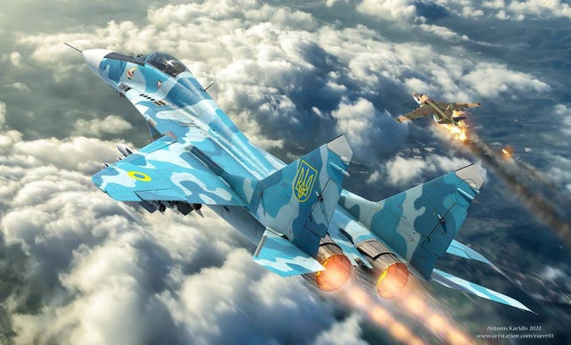 Đó là một câu chuyện mang lại lòng dũng cảm và hy vọng cho người dân Ukraine trong những ngày đen tối này. Quân đội Ukraine đã chiến đấu quyết liệt chống lại cuộc tấn công của Nga và một phi công chiến đấu đặc biệt đã trở thành anh hùng với biệt danh "Bóng ma của Kiev”.