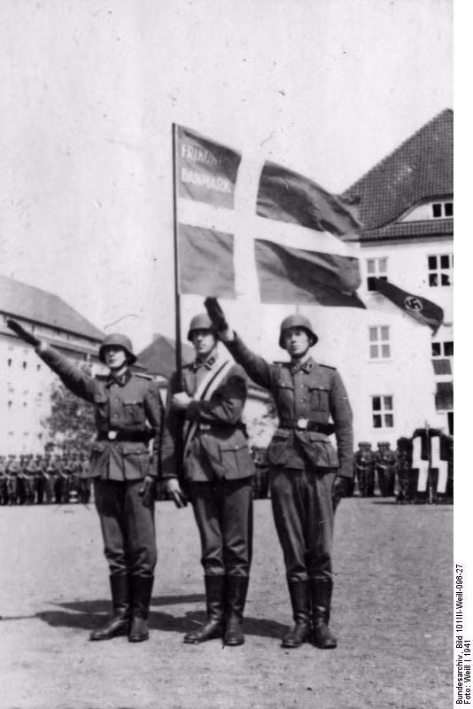 Ngày 11/07/1943, tại Hanko, Tiểu đoàn quân tình nguyện Phần Lan thuộc Waffen-SS có một buổi lễ duyệt binh giải thể và từ đây trở về phục vụ trong Lực lượng vũ trang Phần Lan. Phần lớn cựu quân nhân Waffen-SS tiếp tục phục vụ Quân đội Phần Lan sau đó. Một số lượng nhỏ tìm cách đào tẩu sang Đức để tiếp tục phục vụ lực lượng SS.