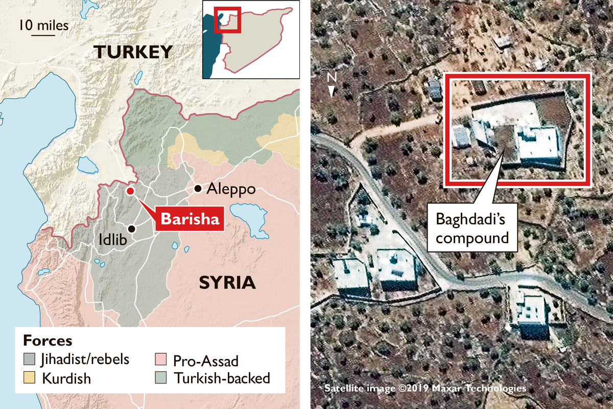 Ngay sau đó đặc nhiệm Mỹ đã tổ chức một cuộc đột kích bất ngờ và tiêu diệt được Ibrahim al-Hashimi al-Qurayshi vào ngày 3/2. Chỉ trong các khu vực được bảo vệ bởi các lực lượng Thổ Nhĩ Kỳ thì nhóm khủng bố này mới duy trì được sự hiện diện ở Syria.