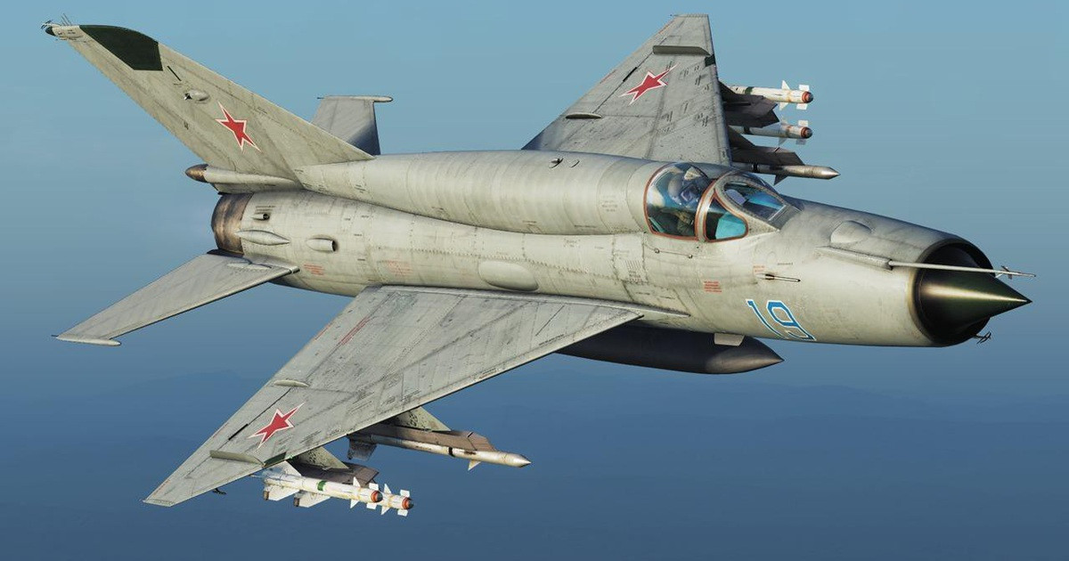 Máy bay MiG-21 là loại máy bay tiêm kích đánh chặn nên chỉ mang thuần túy vũ khí chiến đấu trên không. Chiều dài 14,63m, sải cánh 7,31m và nặng chỉ 10 tấn. Cả hai đều có tốc độ trên Mach 2.