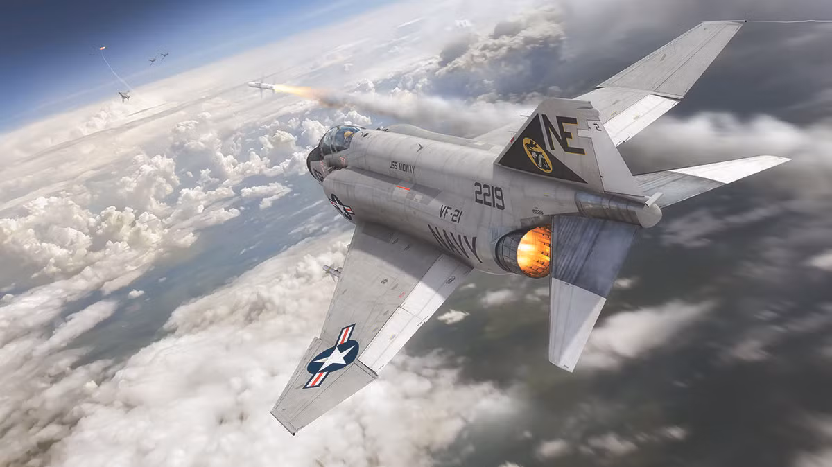 Máy bay chiến đấu F-4 Phantom được trang bị tên lửa không đối không AIM-7 Sparrow và tên lửa không đối không AIM-9 Sidewinder. Ngoài ra còn có tên lửa không đối đất, bom, … nên về vũ khí thì F-4 đa dạng và vượt trội hơn.