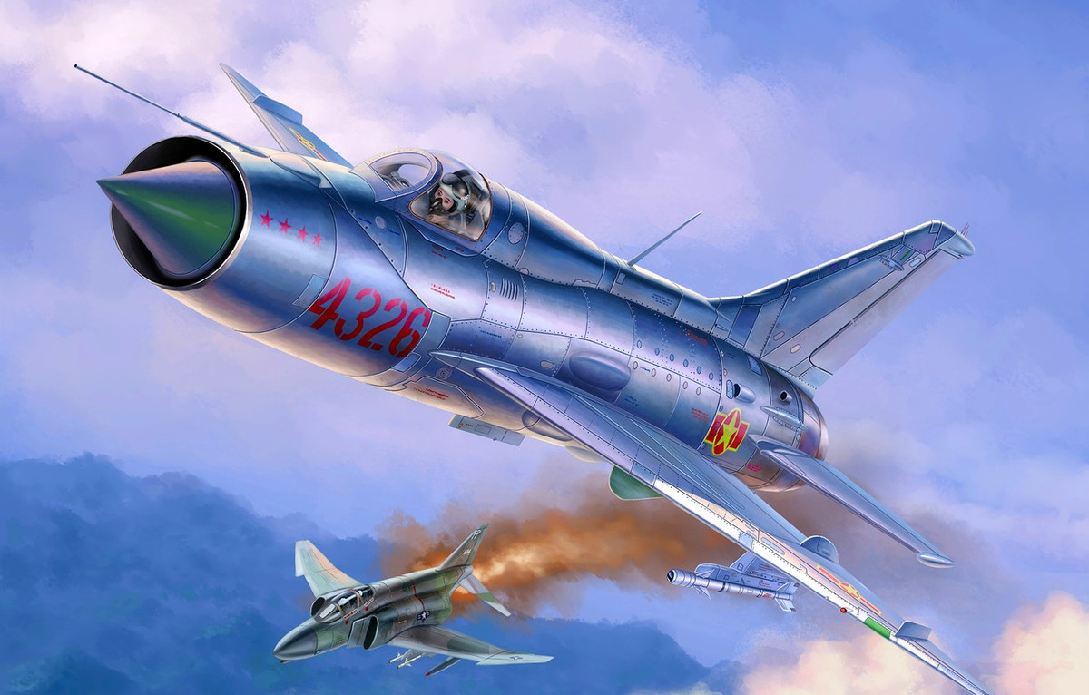 Mặc dù thuộc tính của chúng khác nhau đáng kể, nhưng các máy bay chiến đấu F-4 Phantom và MiG-21 luôn là những đối thủ nguy hiểm khi tham chiến trên bầu trời Việt Nam. Máy bay F-4 Phantom là máy bay chiến đấu ném bom của quân đội Mỹ, còn MiG-21 là máy bay tiêm kích đánh chặn của không quân Việt Nam.