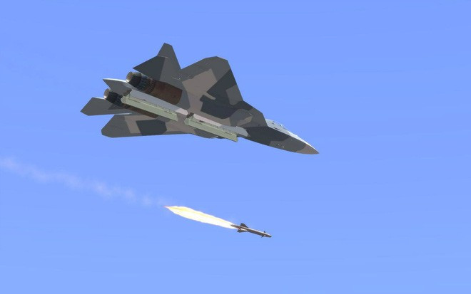 Su-57 là máy bay đầu tiên trên thế giới triển khai hệ thống phòng thủ laser để đánh chặn tên lửa đối phương. Bên cạnh đó, Su-57 là một trong số rất ít máy bay chiến đấu trên thế giới được triển khai tên lửa không đối không siêu thanh, đó là tên lửa R-37M có khả năng tấn công mục tiêu cách xa tới 400km với tốc độ Mach 6.