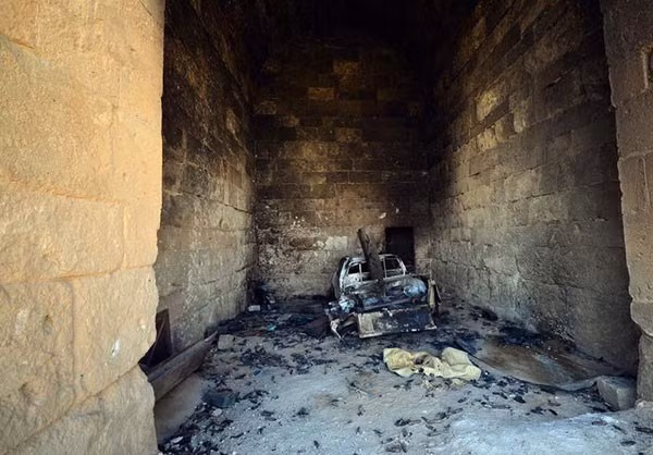 Ngoài ra, các chiến binh tình nguyện Iraq cũng đã tái chiếm ngôi làng Jadida ở vùng ngoại ô phía tây thành phố Mosul. Ảnh: FNA.