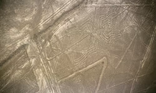 Nhiều người cho rằng, những hình vẽ trên cao nguyên ở Nazca, Peru, là một tác phẩm của người ngoài hành tinh. Tuy nhiên, trên thực tế, đó chỉ là sản phẩm mà con người tạo ra. Ảnh: List25.