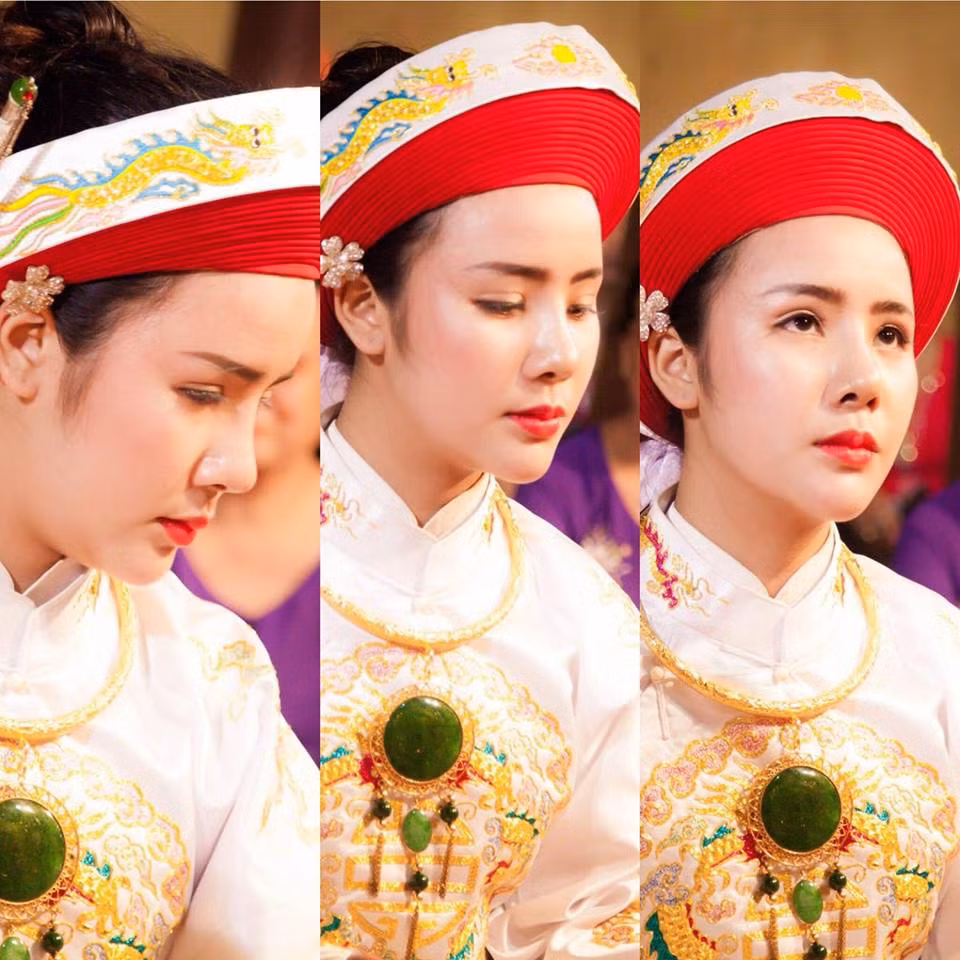 Hình ảnh hiện tại của Mai Anh khi cô xuất hiện trong công việc của một nữ cô đồng 9X.