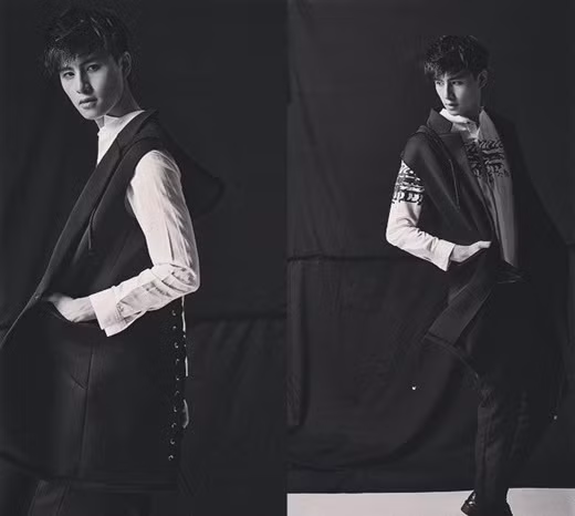 Bức ảnh thời trang với phong thái cực “ngầu” của chàng trai gốc Việt.