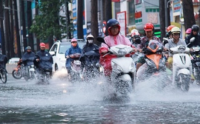 Thoi tiet hom nay 15/9: Ap thap tren Bien Dong gay mua dong gio lon