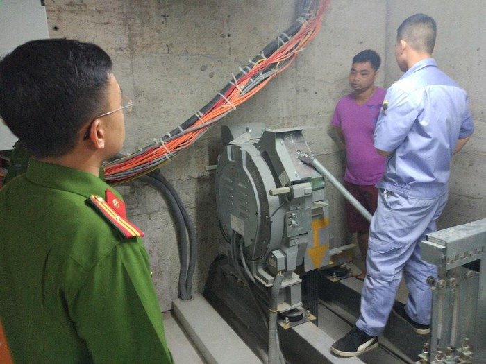 Cơ quan chức năng kiểm tra về phòng cháy chữa cháy đối với tòa nhà Lạc Hồng Lotus - N01T5 tháng 5/2019. (Ảnh: Vietnamnet).