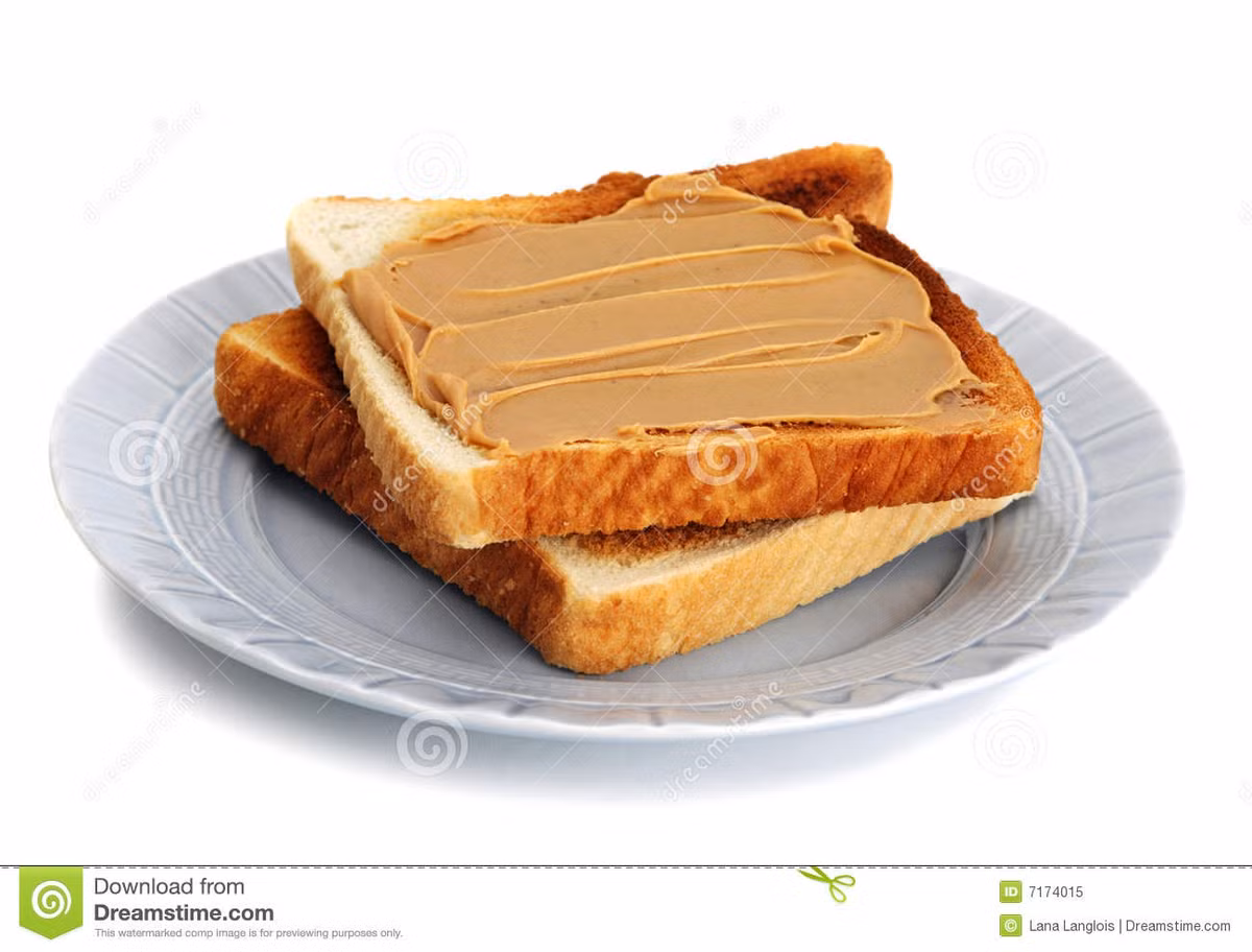 Hay ăn những món ăn nhẹ như bánh mì quét bơ đậu phộng, ngũ cốc nóng...